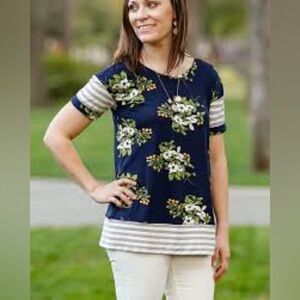 Matilda Jane In The Mix Floral Women's Top